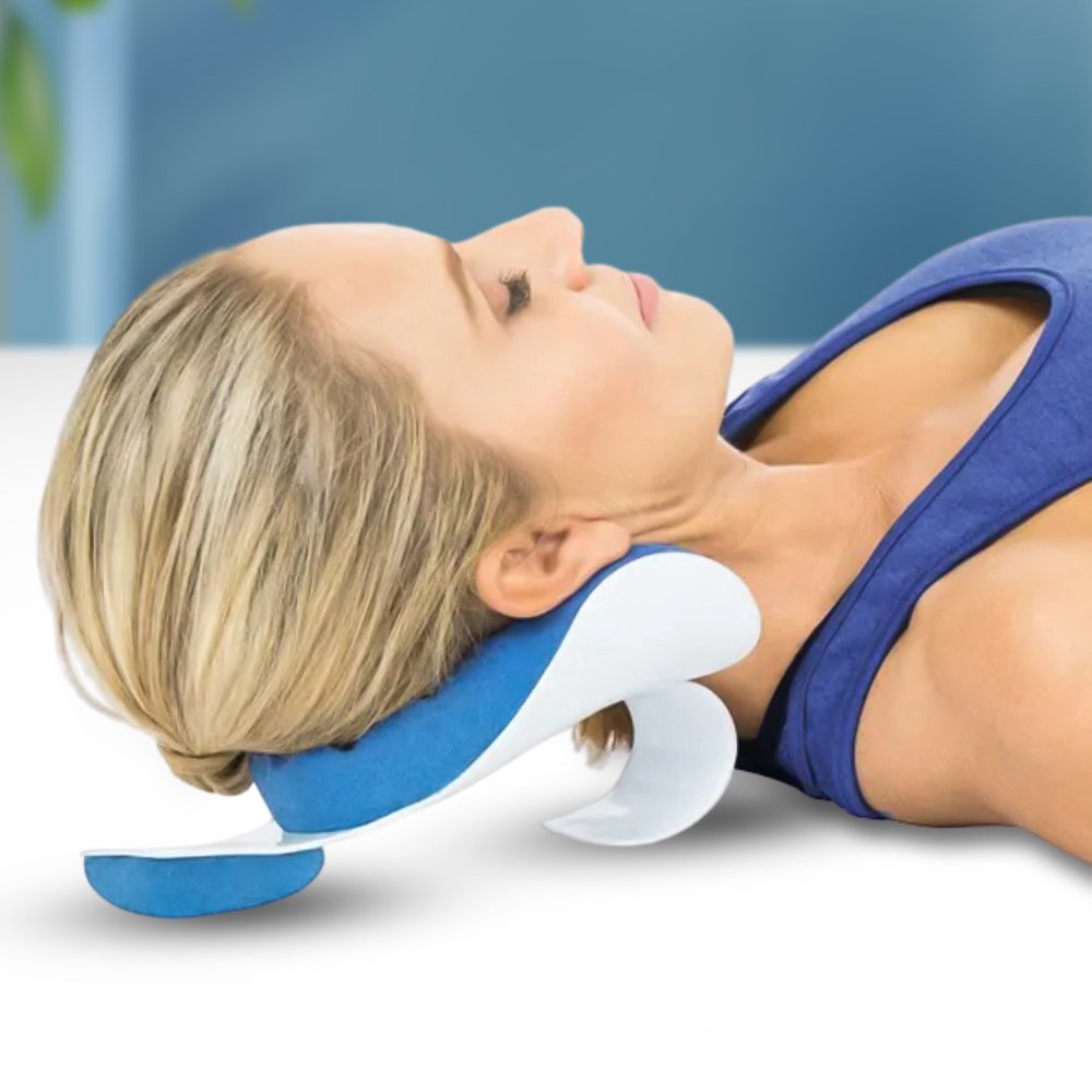 TaffHOME Bantal Relaksasi Leher Punggung Neck Pain Relief - HBF001 - Blue 3