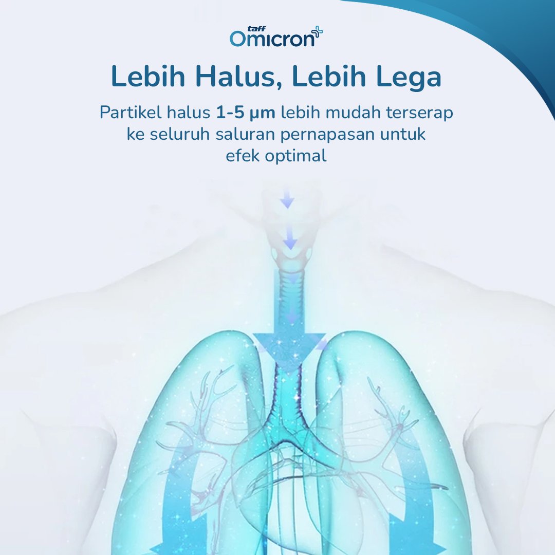 TaffOmicron Alat Terapi Pernapasan Compressor Nebulizer Inhaler - GS-302 - White 10