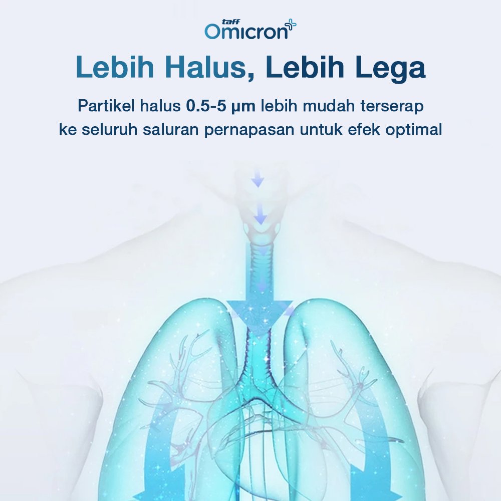 TaffOmicron Alat Terapi Pernapasan Ultrasonic Nebulizer Atomizer - MY-520A - White 9