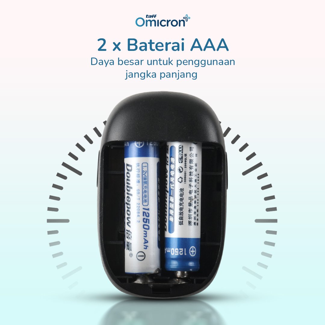 TaffOmicron Fingertip Pulse Oximeter Alat Ukur Saturasi Oksigen Darah - SMH-01 - Black 4