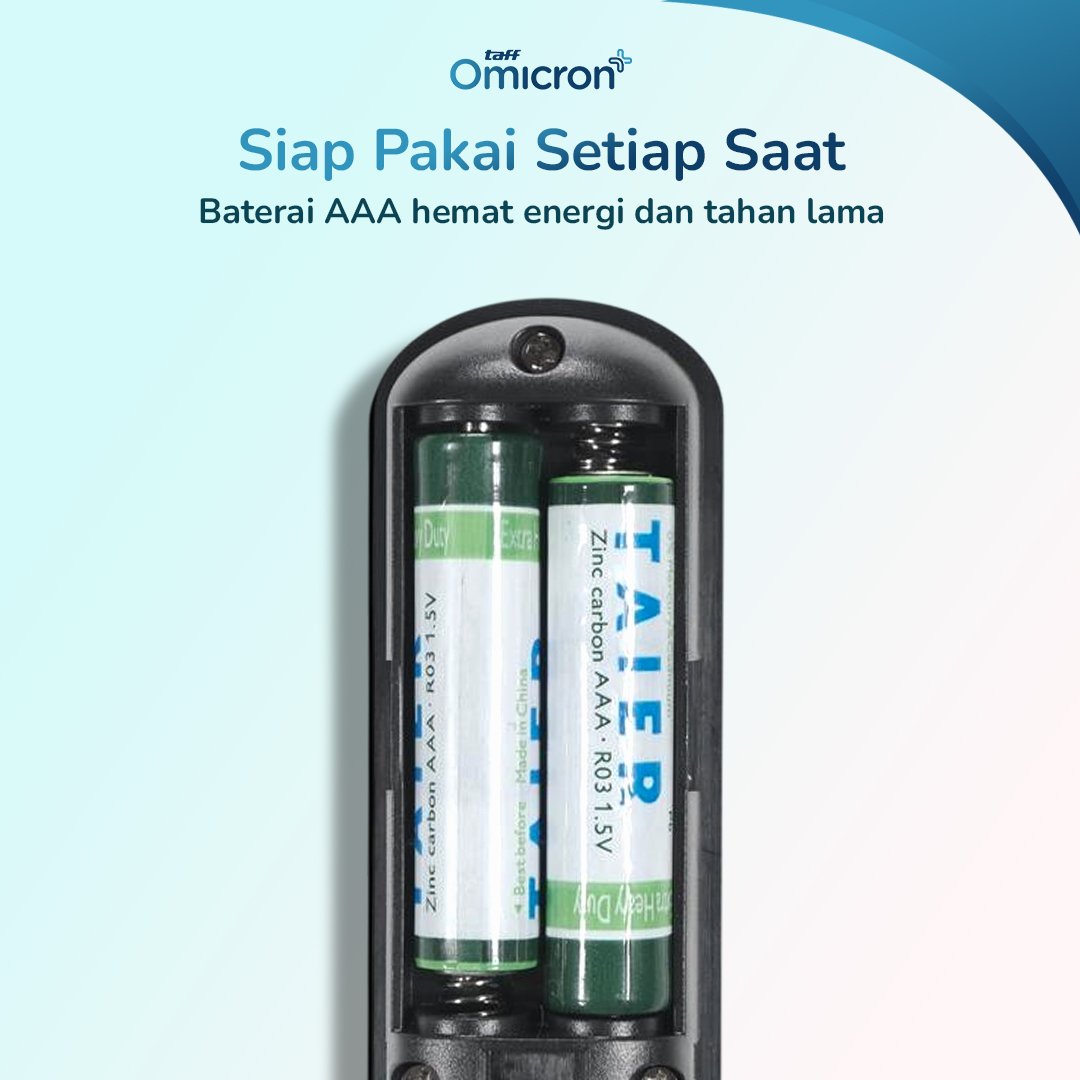 TaffOmicron Termometer Suhu Badan Digital Thermogun Infrared Dual Mode - IR-FM01 - Black 6