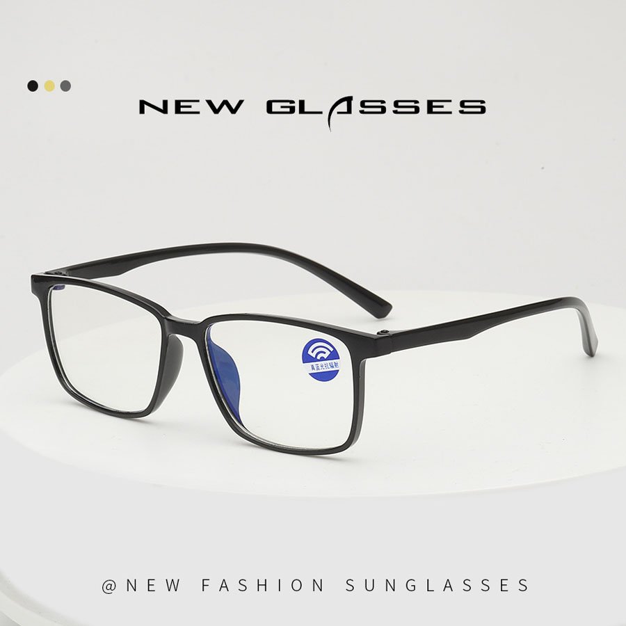 Trends Kacamata Anti Radiasi Ultraviolet Proof Anti Blue Light Glasses - TZ06 - Black 2