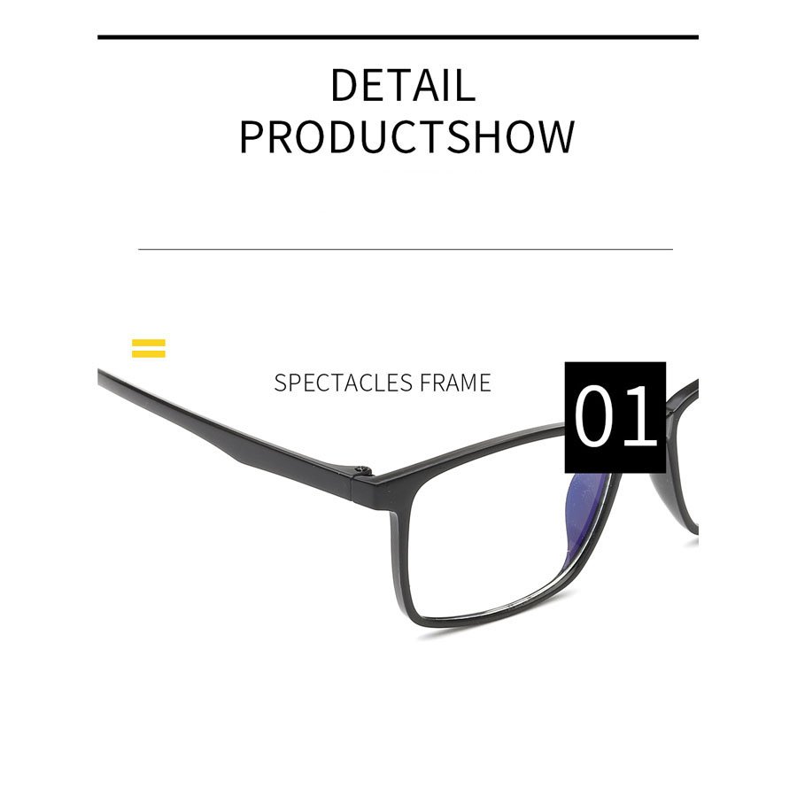 Trends Kacamata Anti Radiasi Ultraviolet Proof Anti Blue Light Glasses - TZ06 - Black 5