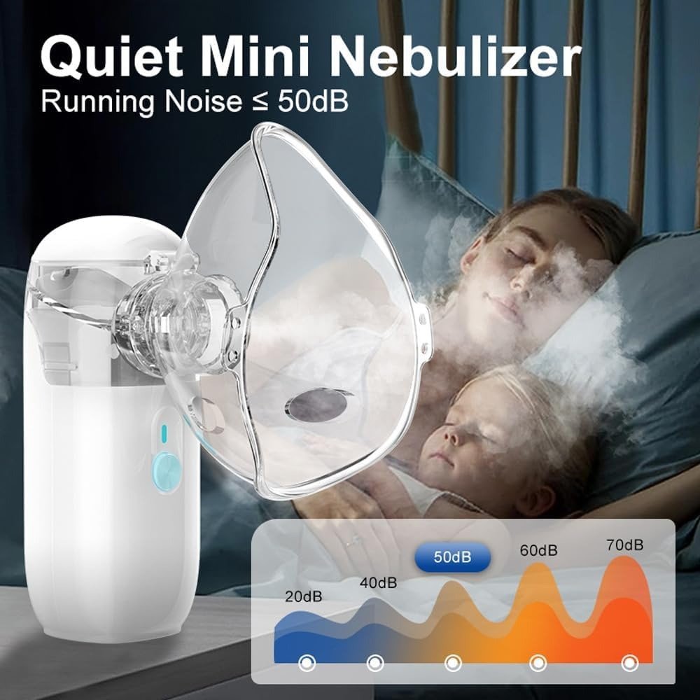 Wantobie Alat Terapi Pernapasan Handheld Nebulizer Inhaler Atomizer - ZH-N3 - White 3